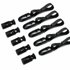 ANLEY Garden Flag Plastic Stopper Stops and Anti-Wind Alligator Clips for 5 Garden Flag Poles Stands (10-Pack)