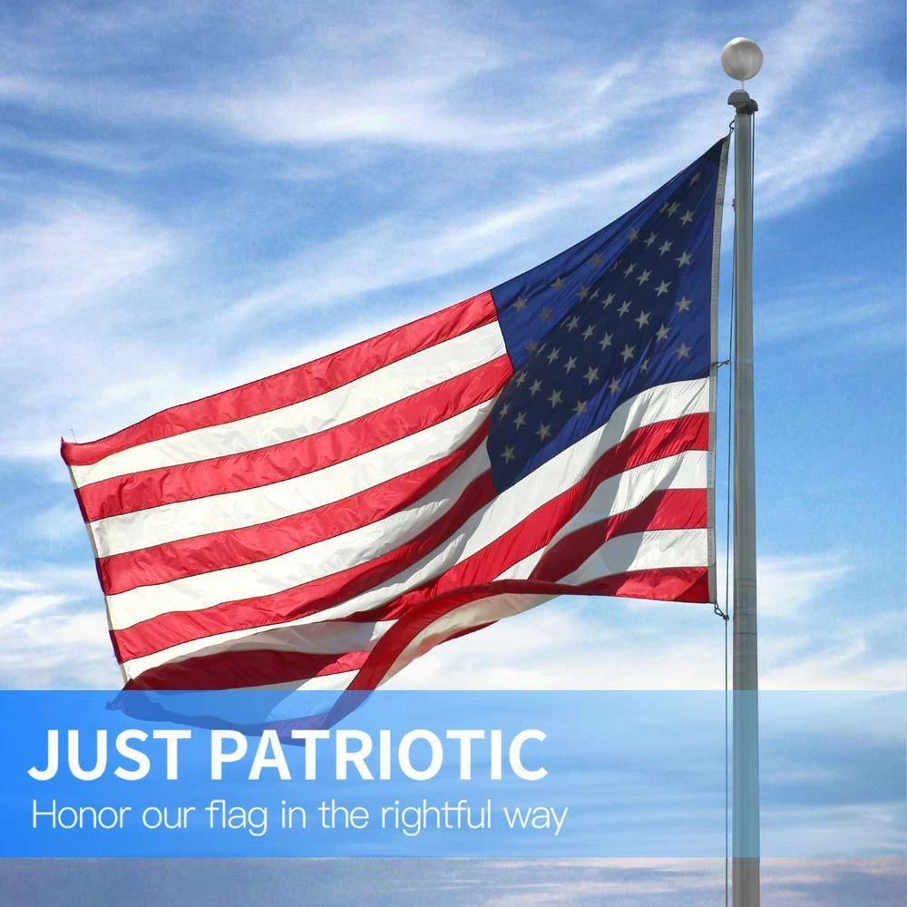 ANLEY 3 in. Flagpole Ball Topper Ornament - Silver Anodized Aluminum Finish 9 ANLEY 3 in. Flagpole Ball Topper Ornament - Silver Anodized Aluminum Finish - Image 7