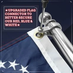 ANLEY 2 ft. Boat Flagpole Kit with Flag Pole and Mounting Base -US Flora Bunda Sales 2022 anley flagpoles a flagpole boat 4f 1000
