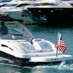 ANLEY 2 ft. Boat Flagpole Kit with Flag Pole and Mounting Base -US Flora Bunda Sales 2022 anley flagpoles a flagpole boat 76 1000