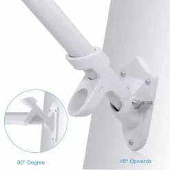ANLEY 1 in. 2-Position White Aluminum Flagpole Bracket 12 ANLEY 1 in. 2-Position White Aluminum Flagpole Bracket -US Flora Bunda Sales 2022 anley flagpoles a flagpole bracket fixed w 1f 1000
