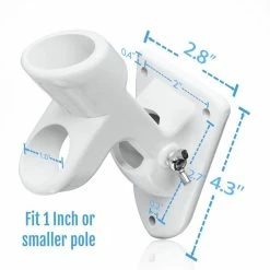 ANLEY 1 in. 2-Position White Aluminum Flagpole Bracket 13 ANLEY 1 in. 2-Position White Aluminum Flagpole Bracket -US Flora Bunda Sales 2022 anley flagpoles a flagpole bracket fixed w 44 1000