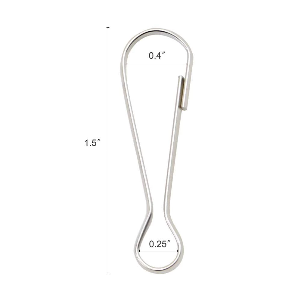 ANLEY Flag Pole Clip Snaps Hook Stainless Steel Flagpole Accessories - Compatible with Grommeted Flag (4-Pack) 5 ANLEY Flag Pole Clip Snaps Hook Stainless Steel Flagpole Accessories - Compatible with Grommeted Flag (4-Pack) - Image 3