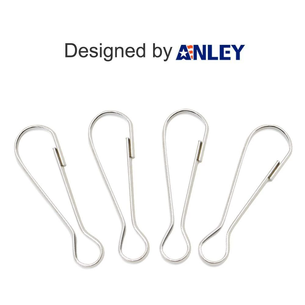 ANLEY Flag Pole Clip Snaps Hook Stainless Steel Flagpole Accessories - Compatible with Grommeted Flag (4-Pack) 4 ANLEY Flag Pole Clip Snaps Hook Stainless Steel Flagpole Accessories - Compatible with Grommeted Flag (4-Pack) - Image 2