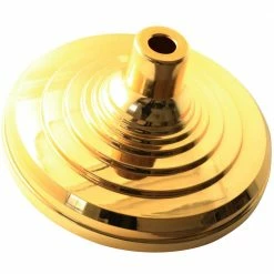 ANLEY Floor Stand Base for Indoor Flagpoles, Compatible with 1.3 in., 1.1 in. and 0.9 in. Dia Flag Pole in Gold