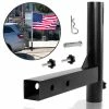 ANLEY Universal Car Hitch Mount Flagpole Holder -Vehicle Rear Flag Pole Mounting Bracket -US Flora Bunda Sales 2022 anley flagpoles a flagpole hitch 64 1000