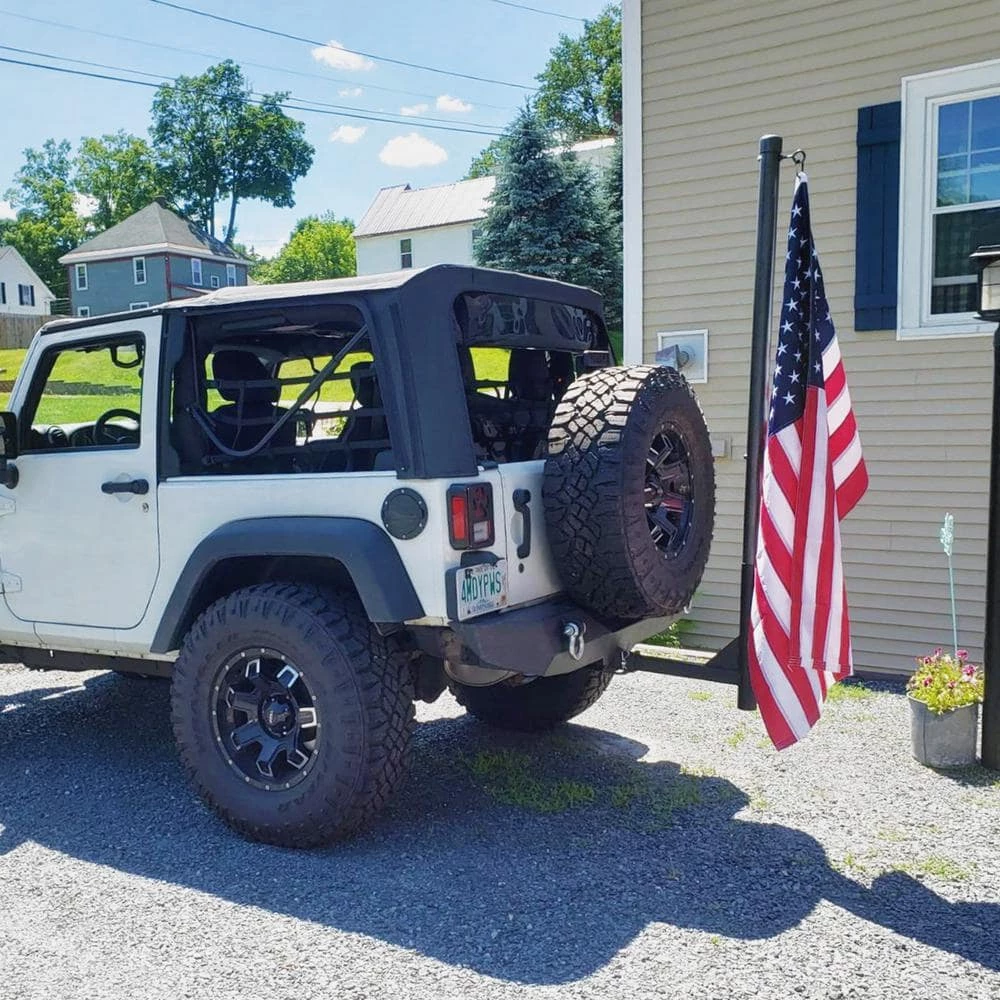 ANLEY Universal Car Hitch Mount Flagpole Holder -Vehicle Rear Flag Pole Mounting Bracket 8 ANLEY Universal Car Hitch Mount Flagpole Holder -Vehicle Rear Flag Pole Mounting Bracket - Image 6