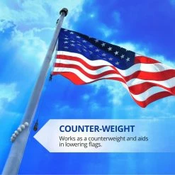 ANLEY 2 in. Authentic Beaded Flag Retainer Ring for Flagpole - Keep Flag Close to Pole 10 ANLEY 2 in. Authentic Beaded Flag Retainer Ring for Flagpole - Keep Flag Close to Pole -US Flora Bunda Sales 2022 anley flagpoles a flagpole retainer 1f 1000