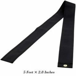 ANLEY 5 ft. x 2.5 in Mourning Flag Streamer Half-Mast Mourning Ribbon Double Stitched Honoring The Fallen Half -US Flora Bunda Sales 2022 anley flagpoles a flagpole streamer 4f 1000