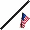 ANLEY 5 ft. x 2.5 in Mourning Flag Streamer Half-Mast Mourning Ribbon Double Stitched Honoring The Fallen Half -US Flora Bunda Sales 2022 anley flagpoles a flagpole streamer 64 1000