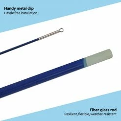 ANLEY 10 ft. Retractable Fiberglass Telescopic Flagpole - Outdoor Telescoping Flag Pole (Pack of 2) -US Flora Bunda Sales 2022 anley flagpoles a flagpole telescopic 10ft 2pc 4f 1000