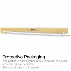 ANLEY 6 ft. Tangle-Free Flagpole, Aluminum Spinning Wall Mount 1 in. Flag Pole Heavy-Duty and Rust Free Silver (Set of 2) 13 ANLEY 6 ft. Tangle-Free Flagpole, Aluminum Spinning Wall Mount 1 in. Flag Pole Heavy-Duty and Rust Free Silver (Set of 2) -US Flora Bunda Sales 2022 anley flagpoles a flagpole tf silver 2pc fa 1000