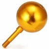 ANLEY 3 in. Authentic Flagpole Ball Top Ornament Replacement - Gold Anodized Aluminum Finish -US Flora Bunda Sales 2022 anley flagpoles a flagpole top ball 1 64 1000