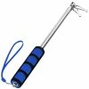 ANLEY 5 ft. Blue Stainless Steel Lightweight Extendable Telescopic Handheld Flagpoles, Portable Staff with Clips -US Flora Bunda Sales 2022 anley flagpoles a pole handheld 5ft blue 64 1000