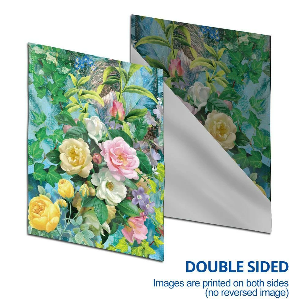 ANLEY 18 in. x 12.5 in. Camellia Rose Flower Decorative Garden Flags 7 ANLEY 18 in. x 12.5 in. Camellia Rose Flower Decorative Garden Flags - Image 5