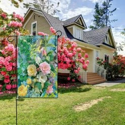 ANLEY 18 in. x 12.5 in. Camellia Rose Flower Decorative Garden Flags 10 ANLEY 18 in. x 12.5 in. Camellia Rose Flower Decorative Garden Flags -US Flora Bunda Sales 2022 anley garden flags a flag garden n41 4f 1000