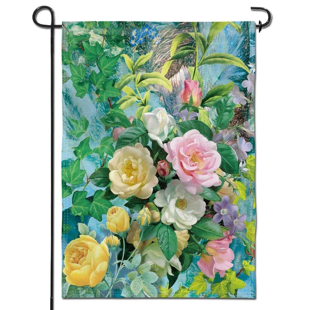 ANLEY 18 in. x 12.5 in. Camellia Rose Flower Decorative Garden Flags 3 ANLEY 18 in. x 12.5 in. Camellia Rose Flower Decorative Garden Flags