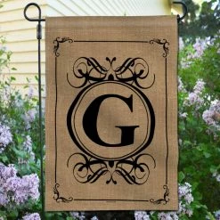 ANLEY 18 in. x 12.5 in. Classic Monogram Letter G Garden Flag, Double Sided Family Last Name Initial Yard Flags -US Flora Bunda Sales 2022 anley garden flags a flag garden n45 g c3 1000