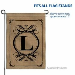 ANLEY 18 in. x 12.5 in. Classic Monogram Letter L Garden Flag, Double Sided Family Last Name Initial Yard Flags 13 ANLEY 18 in. x 12.5 in. Classic Monogram Letter L Garden Flag, Double Sided Family Last Name Initial Yard Flags -US Flora Bunda Sales 2022 anley garden flags a flag garden n45 l fa 1000