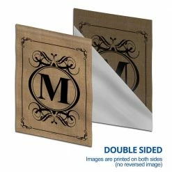 ANLEY 18 in. x 12.5 in. Classic Monogram Letter M Garden Flag, Double Sided Family Last Name Initial Yard Flags 12 ANLEY 18 in. x 12.5 in. Classic Monogram Letter M Garden Flag, Double Sided Family Last Name Initial Yard Flags -US Flora Bunda Sales 2022 anley garden flags a flag garden n45 m 44 1000