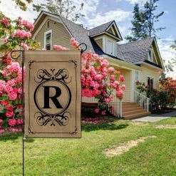 ANLEY 12.5 in. x 18 in. Classic Monogram Letter R Double Sided Garden Flag, Family Last Name Initial Yard Flags 10 ANLEY 12.5 in. x 18 in. Classic Monogram Letter R Double Sided Garden Flag, Family Last Name Initial Yard Flags -US Flora Bunda Sales 2022 anley garden flags a flag garden n45 r 4f 1000