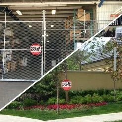 ANLEY 12 in. x 12 in. Beware of The Dog Aluminum Warning Sign, No Responsible for Injury or Death Warning Dog Sign -US Flora Bunda Sales 2022 anley garden statues a sign attentiondog 4f 1000