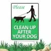 ANLEY 12 in. x 9 in. Clean Up After Your Dog Yard Sign, No Pooping Peeing Dogs Lawn Signs 2 ANLEY 12 in. x 9 in. Clean Up After Your Dog Yard Sign, No Pooping Peeing Dogs Lawn Signs -US Flora Bunda Sales 2022 anley garden statues a sign h cleandog 64 1000