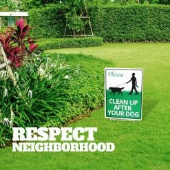 ANLEY 12 in. x 9 in. Clean Up After Your Dog Yard Sign, No Pooping Peeing Dogs Lawn Signs 15 ANLEY 12 in. x 9 in. Clean Up After Your Dog Yard Sign, No Pooping Peeing Dogs Lawn Signs -US Flora Bunda Sales 2022 anley garden statues a sign h cleandog 76 1000