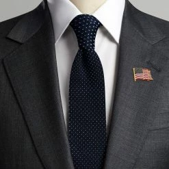 ANLEY 1 in. x 0.8 in. Flag Lapel Pin Waving US Flag Pins Patriotic American Emblem Exquisite Enamel (Pack of 10) -US Flora Bunda Sales 2022 anley house flags a brooch flag us 10pc fa 1000