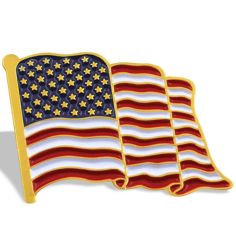 ANLEY 1 in. x 0.8 in. Flag Lapel Pin Waving US Flag Pins Patriotic American Emblem Exquisite Enamel, Lightweight Durable 3 ANLEY 1 in. x 0.8 in. Flag Lapel Pin Waving US Flag Pins Patriotic American Emblem Exquisite Enamel, Lightweight Durable