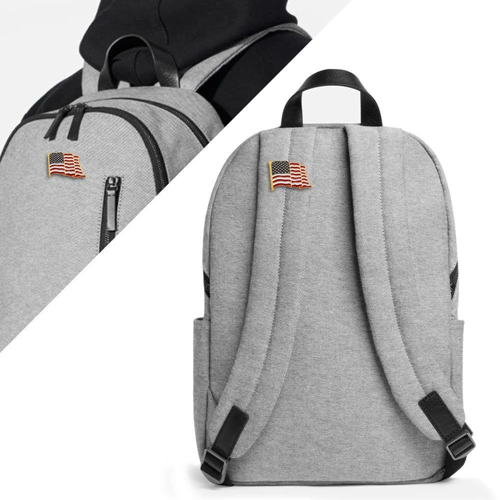 ANLEY 1 in. x 0.8 in. Flag Lapel Pin Waving US Flag Pins Patriotic American Emblem Exquisite Enamel, Lightweight Durable 9 ANLEY 1 in. x 0.8 in. Flag Lapel Pin Waving US Flag Pins Patriotic American Emblem Exquisite Enamel, Lightweight Durable - Image 7