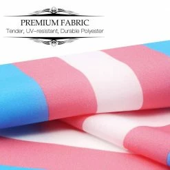 ANLEY 1/2 ft. x 1/3 ft. Transgender Trans Pride Deluxe Desk Flag Set -Miniature Desktop Flag -US Flora Bunda Sales 2022 anley house flags a desk trans solid 44 1000