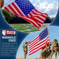 ANLEY 3 ft. x 5 ft. Rip-Proof Technology Double Sided 3-Ply American USA Flag Longest Lasting USA Flags 12 ANLEY 3 ft. x 5 ft. Rip-Proof Technology Double Sided 3-Ply American USA Flag Longest Lasting USA Flags -US Flora Bunda Sales 2022 anley house flags a flag d us new 44 1000