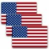 ANLEY 5 in. x 3 in. American US Flag Decal Patriotic Stars Reflective Stripe USA Flag Car Stickers (3-Pack) -US Flora Bunda Sales 2022 anley house flags a flag decal us 64 1000