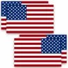 ANLEY 5 in. x 3 in. American US Flag Decal Patriotic Stars Reflective Stripe USA Flag Car Stickers (4-Pack) -US Flora Bunda Sales 2022 anley house flags a flag decal us set 64 1000