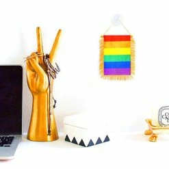 ANLEY 1/3 ft. x 1/2 ft. Rainbow Fringy Window Hanging Flag - Rainbow LGBT Gay Pride Hanging Flag 14 ANLEY 1/3 ft. x 1/2 ft. Rainbow Fringy Window Hanging Flag - Rainbow LGBT Gay Pride Hanging Flag -US Flora Bunda Sales 2022 anley house flags a flag fringe rainbow fa 1000