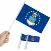 ANLEY 0.41 ft. x 0.67 ft. US Air Force Mini Flag - Hand Held Small Miniature United States Air Force Military Flags (12-Pack) -US Flora Bunda Sales 2022 anley house flags a flag min air 12pc 64 1000