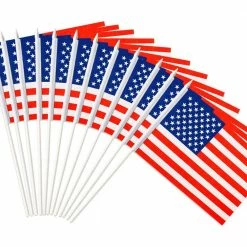 ANLEY 5 in. x 8 in. USA United States Mini Flag - Hand Held Small Miniature American US Flags on Stick (24-Pack) 14 ANLEY 5 in. x 8 in. USA United States Mini Flag - Hand Held Small Miniature American US Flags on Stick (24-Pack) -US Flora Bunda Sales 2022 anley house flags a flag mini us 5x8 24pc fa 1000