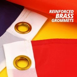 ANLEY Fly Breeze 3 ft. x 5 ft. Polyester Rainbow Flag 6 Stripes 2-Sided Flag Banner -US Flora Bunda Sales 2022 anley house flags a flag rainbow 44 1000