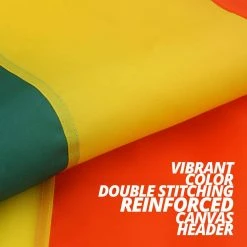 ANLEY Fly Breeze 3 ft. x 5 ft. Polyester Rainbow Flag 6 Stripes 2-Sided Flag Banner -US Flora Bunda Sales 2022 anley house flags a flag rainbow fa 1000