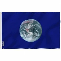 ANLEY Fly Breeze 3 ft. x 5 ft. Polyester Earth Day Flag 2-Sided Flags Banners with Brass Grommets and Canvas Header