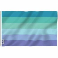 ANLEY Fly Breeze 3 ft. x 5 ft. Polyester Nomascsexual Pride Flag - Lesbian Women's Love LGBT Flags