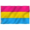 ANLEY Fly Breeze 3 ft. x 5 ft. Polyester Pansexual Pride Flag 2 -Sided Flag Banner with Brass Grommets and Canvas Header -US Flora Bunda Sales 2022 anley house flags a flag sp pansexual 64 1000