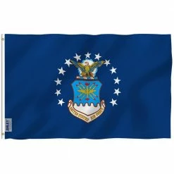 ANLEY Fly Breeze 3 ft. x 5 ft. Polyester US Old Air Force 2-Sided Flag Banner with Brass Grommets and Canvas Header