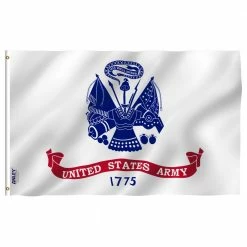 ANLEY Fly Breeze 3 ft. x 5 ft. Polyester US Army Flags 2-Sided Flag Banner with Brass Grommets and Canvas Header