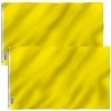 ANLEY Fly Breeze 3 ft. x 5 ft. Polyester Solid Yellow 2-Sided Banner Flags with Brass Grommets and Canvas Header (2-Pack) 1 ANLEY Fly Breeze 3 ft. x 5 ft. Polyester Solid Yellow 2-Sided Banner Flags with Brass Grommets and Canvas Header (2-Pack) -US Flora Bunda Sales 2022 anley house flags a flag sp yellow 2pc 64 1000