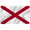 ANLEY Fly Breeze 3 ft. x 5 ft. Polyester Alabama State 2-Sided Banner Flag with Brass Grommets and Canvas Header 2 ANLEY Fly Breeze 3 ft. x 5 ft. Polyester Alabama State 2-Sided Banner Flag with Brass Grommets and Canvas Header -US Flora Bunda Sales 2022 anley house flags a flag statealabama 64 1000