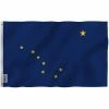 ANLEY Fly Breeze 3 ft. x 5 ft. Polyester Alaska State Flag 2-Sided Flags Banners with Brass Grommets and Canvas Header -US Flora Bunda Sales 2022 anley house flags a flag statealaska 64 1000