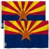 ANLEY Fly Breeze 3 ft. x 5 ft. Arizona State 2-Sided Flag Banner with Brass Grommets and Canvas Header (2-Pack) -US Flora Bunda Sales 2022 anley house flags a flag statearizona 2pc 64 1000