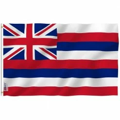 ANLEY Fly Breeze 3 ft. x 5 ft. Polyester Hawaii State Flag 2-Sided Flags Banners with Brass Grommets and Canvas Header